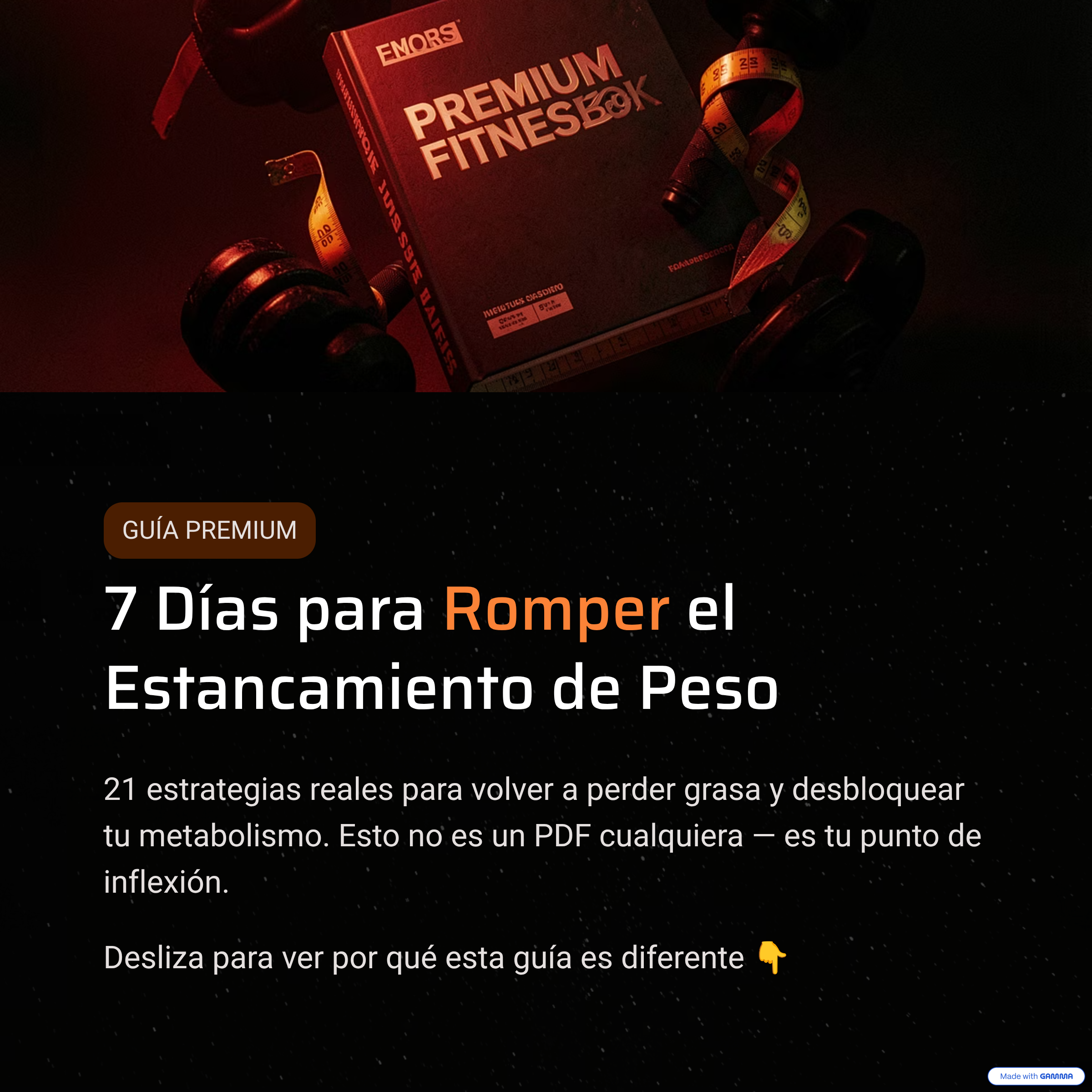 21 estrategias para el estancamiento de peso